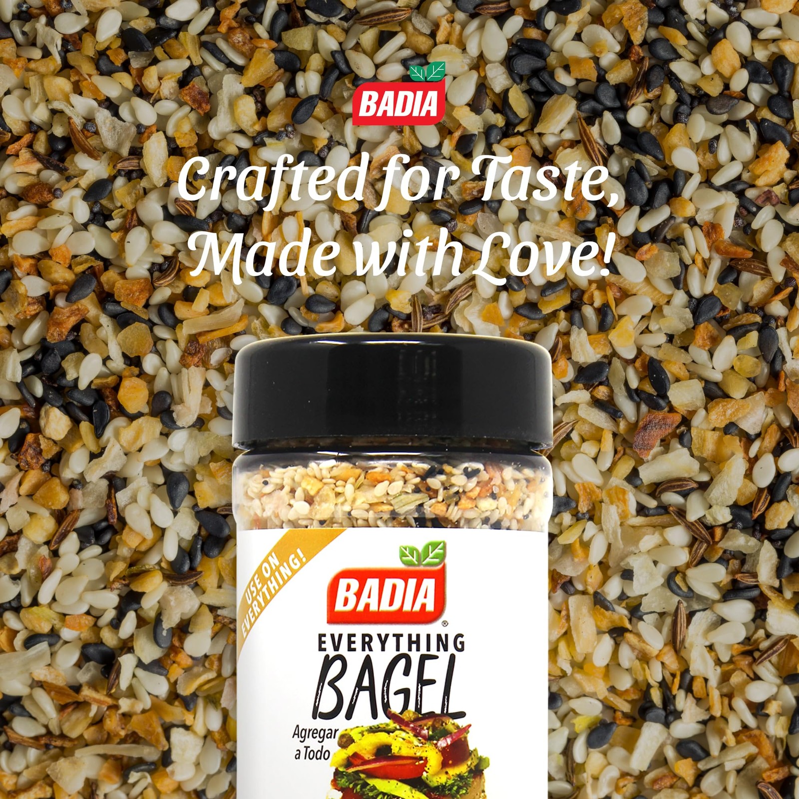 Badia Everything Bagel 5.5 Ounce (Pack of 1), Natural seed, Black Poppy Seed