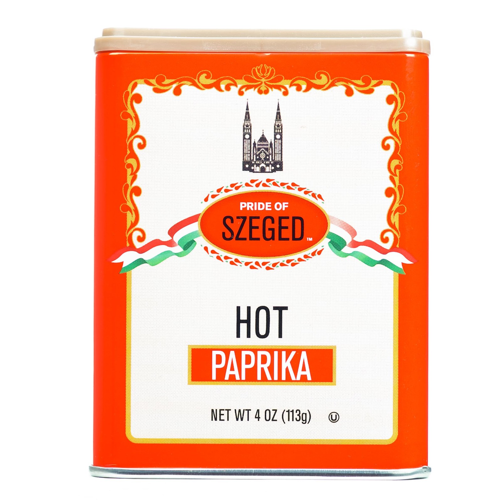 Pride of Szeged Hot Paprika Powder, Bright 4 Ounce (Pack 1),