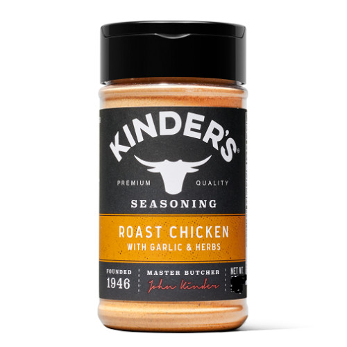 Kinder’s Seasoning 2.4oz ROAST CHICKEN with Garlic Herbs Spice BBQ Rub BB 5/2026