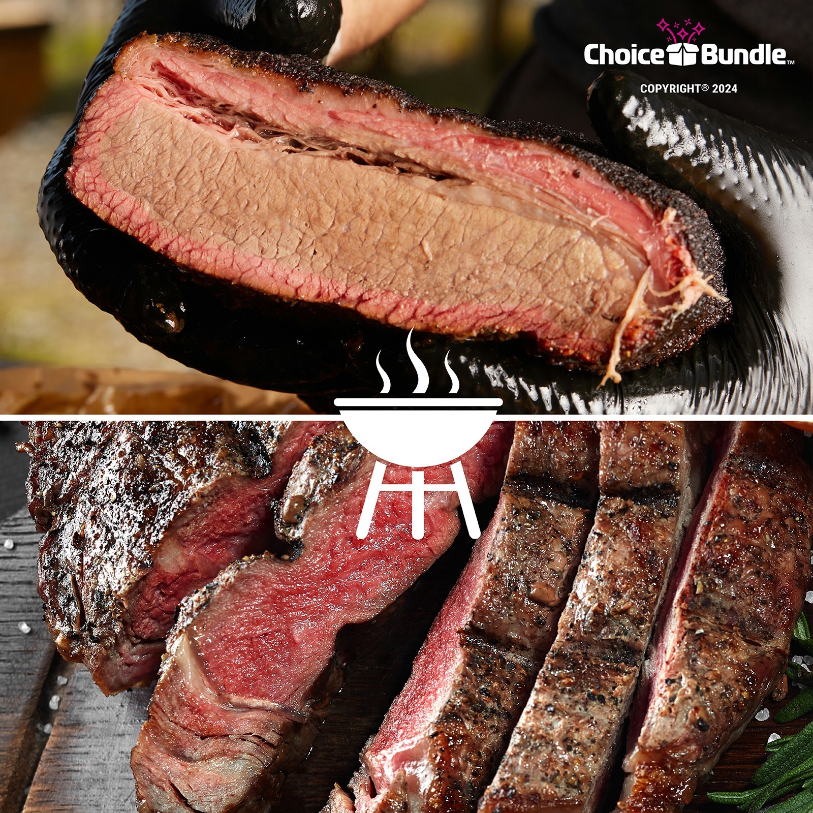 Killer Hogs Steak Rub & TX Texas Brisket Rub 44 oz 4 Pack + Guide & Opener