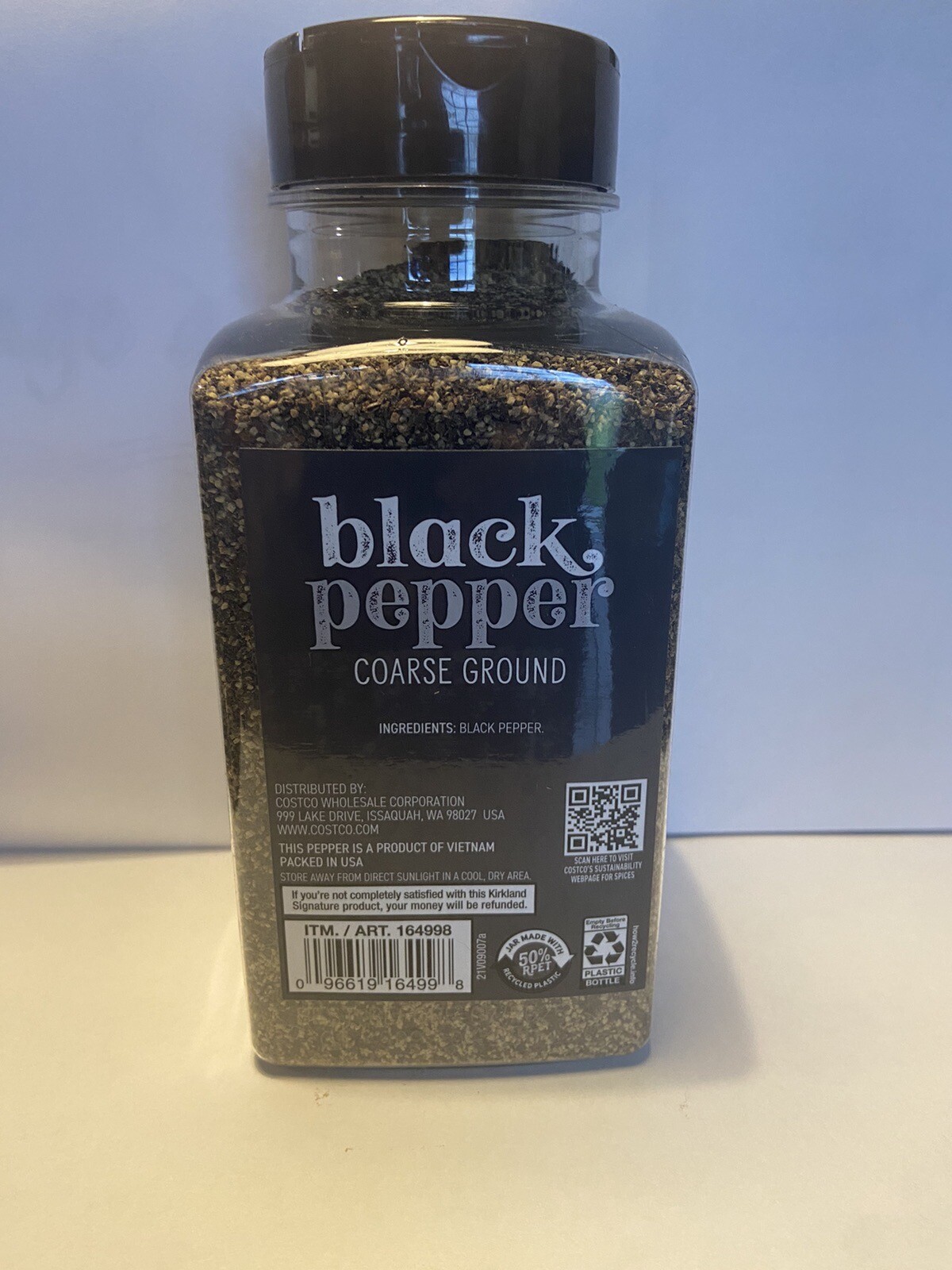 Kirkland Signature Coarse Ground Black Pepper 12.7 oz