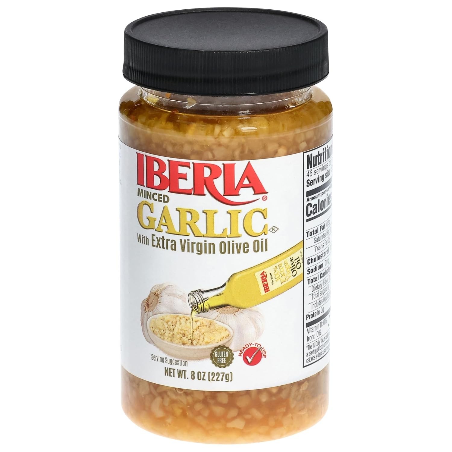 8oz Minced Garlic in Olive Oil – Gluten Free Latin American Kitchen Essential