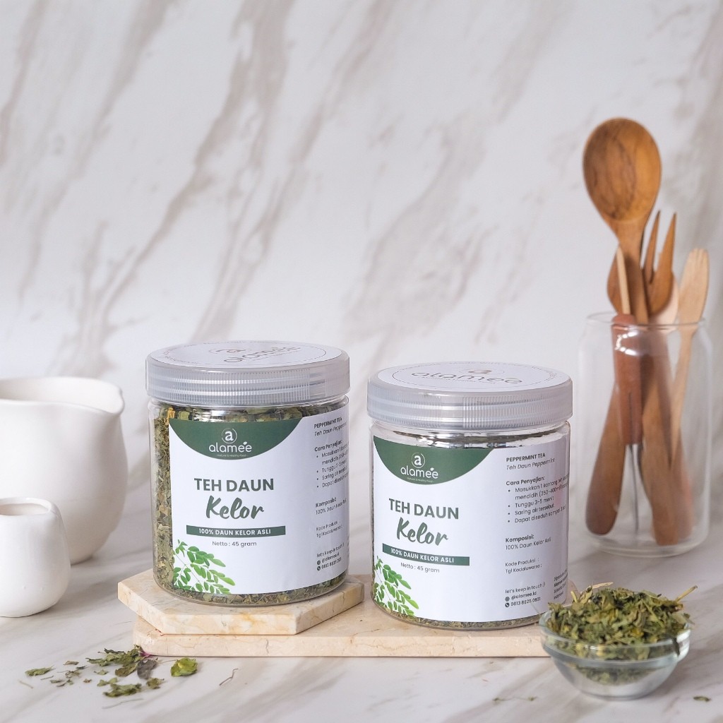 Moringa Leaf Tea 45g Dried Botanical For Brewing Loose Leaf Daily Ritual