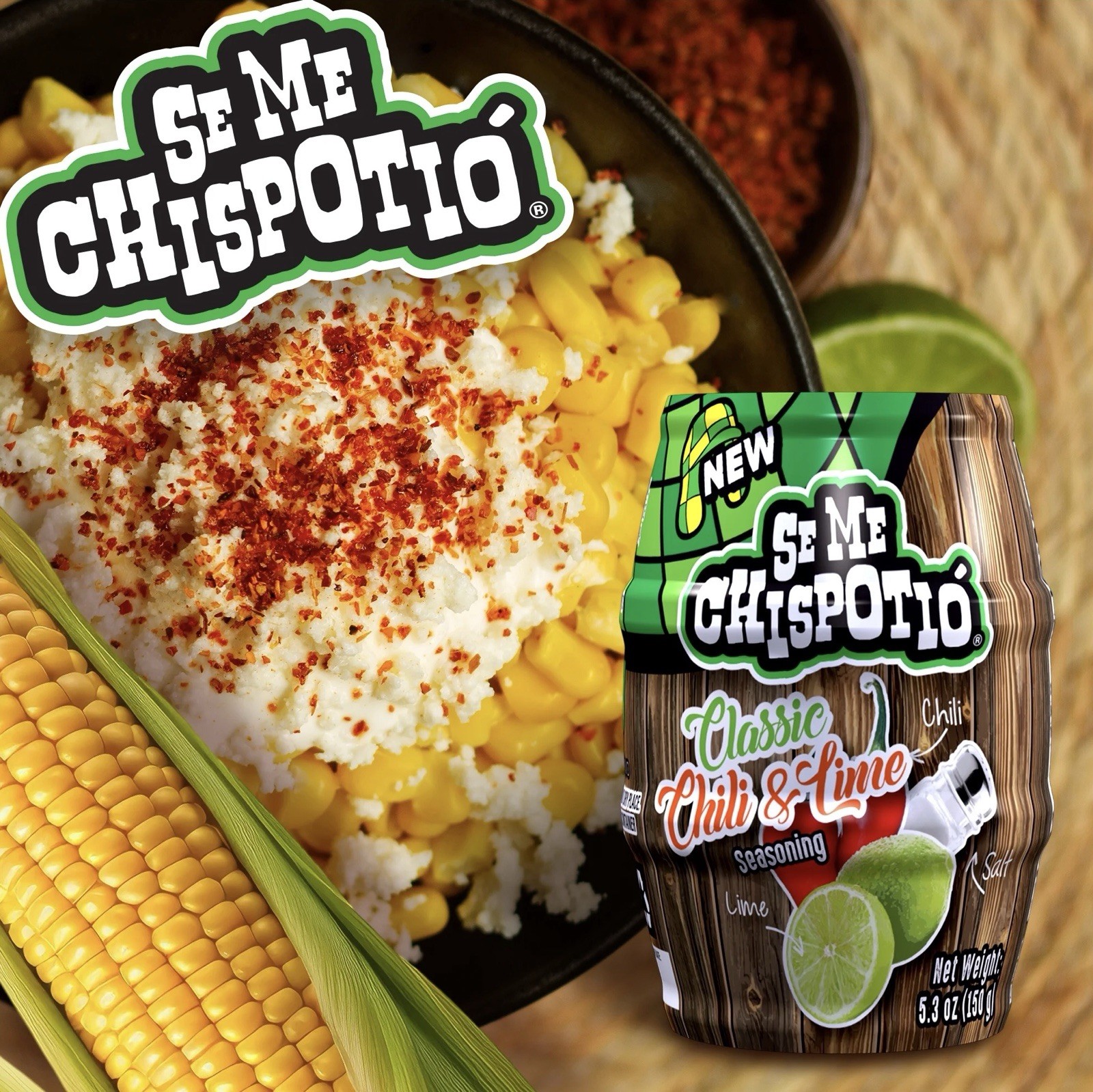 3X SE ME CHISPOTIO 🇲🇽 EL CHAVO Fruit Seasoning Chili Powder Salt & Lemon