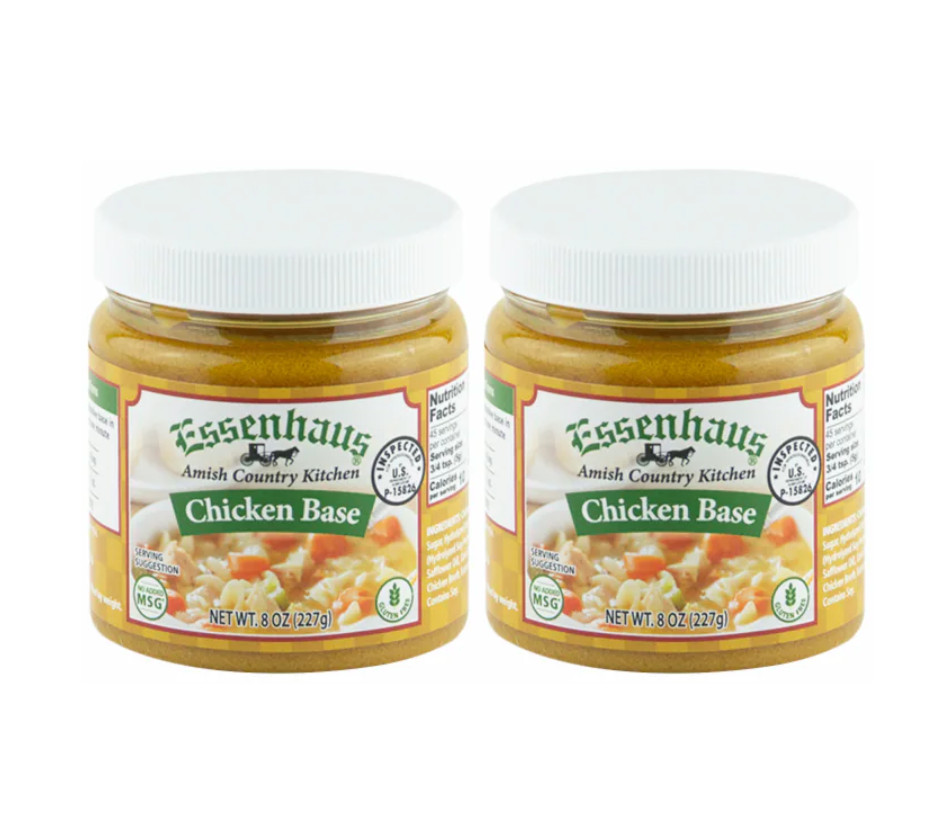 Das Dutchman Essenhaus Chicken Base 8 oz Jar 2 Pack Amish Country Middlebury IN