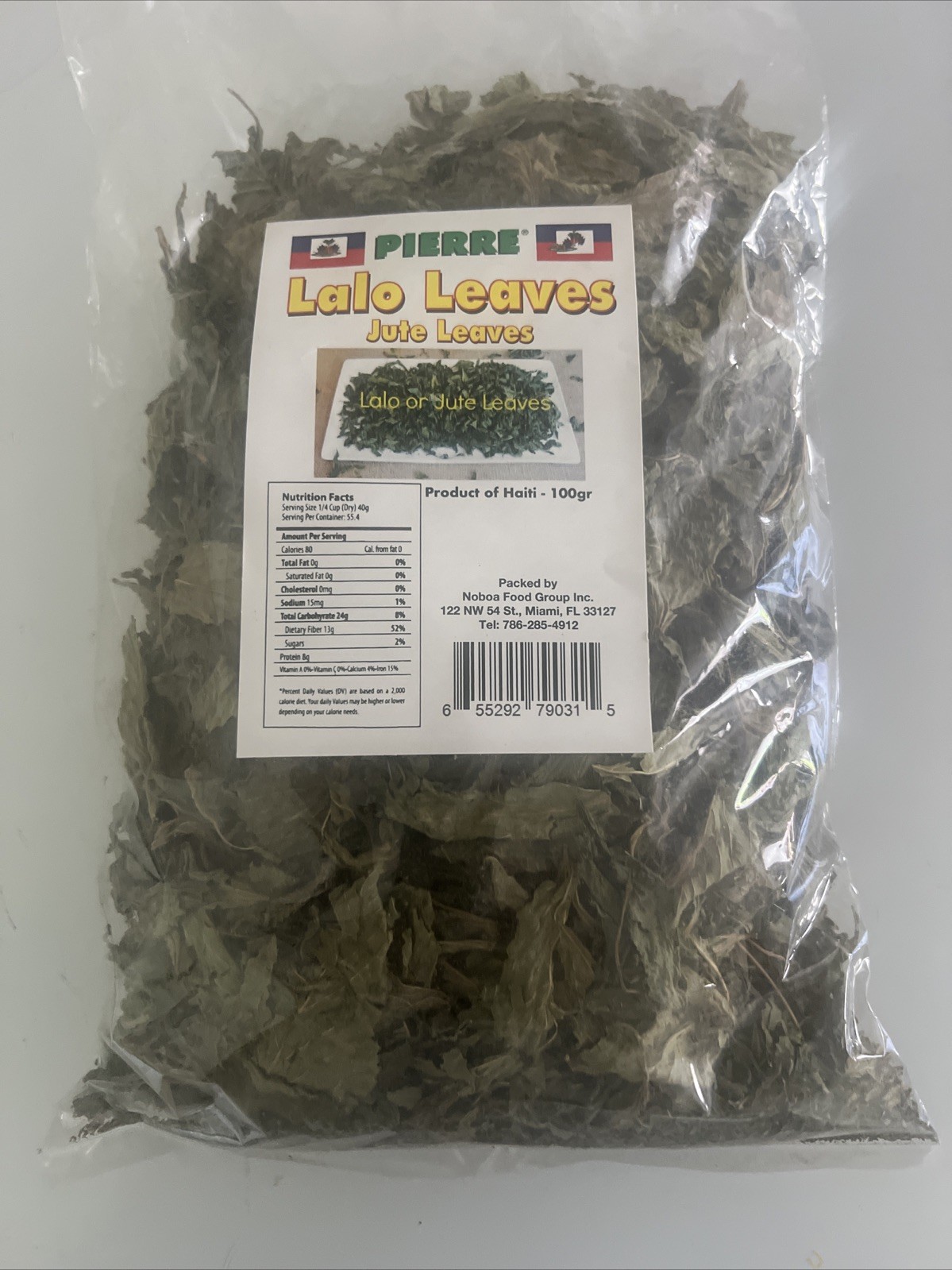 LALO PEYI’M ( DRIED JUTE LEAVES) FROM HAITI