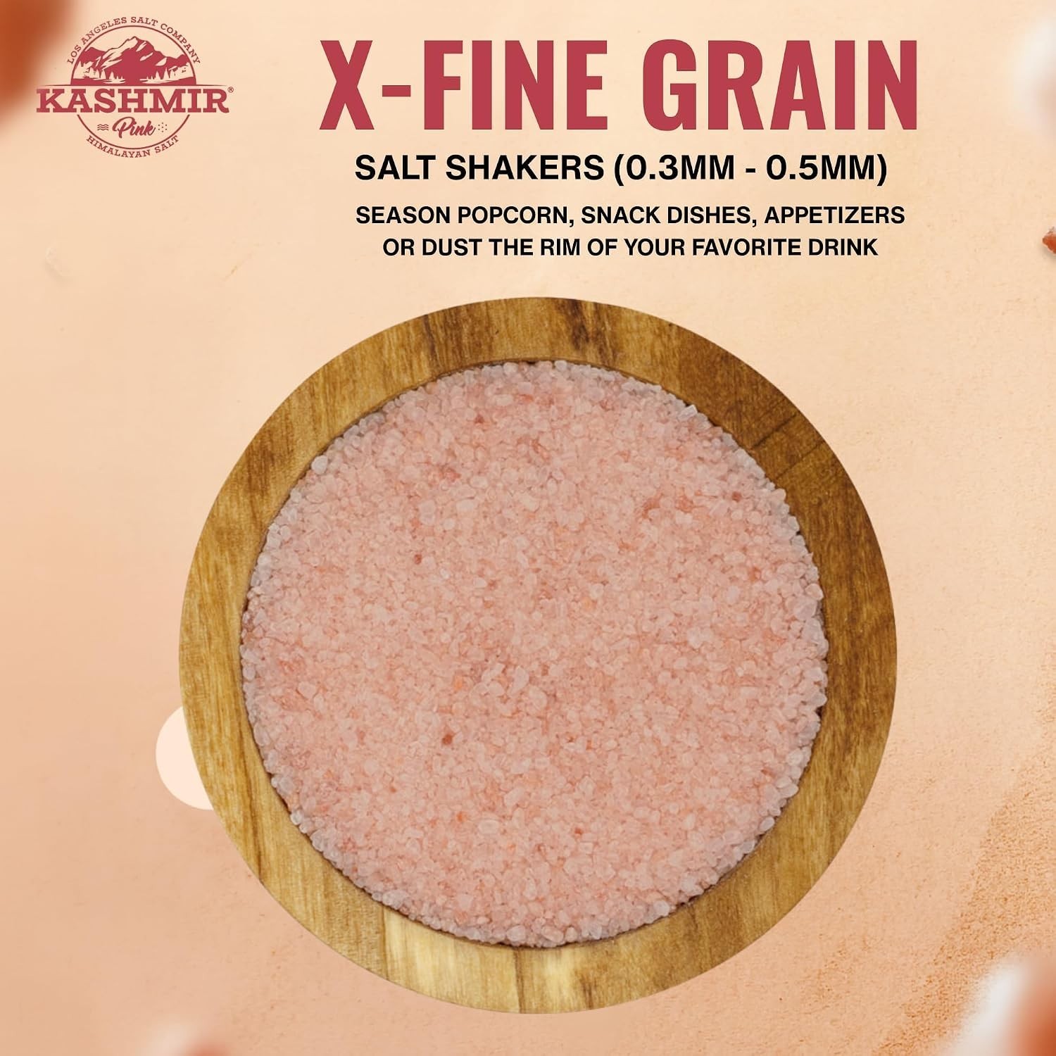 Kashmir 2.5 Lbs Pink Himalayan Salt Jar, X-Fine | 100% Pure, Food Grade with …