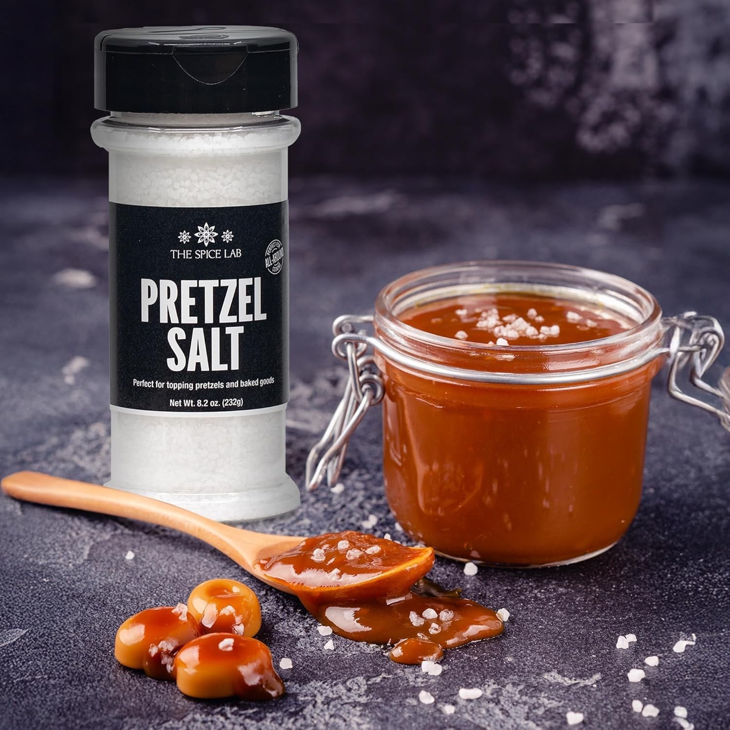 The Spice Lab Coarse Pretzel Salt – Gluten Free, Kosher 8 Ounce (Pack of 1)