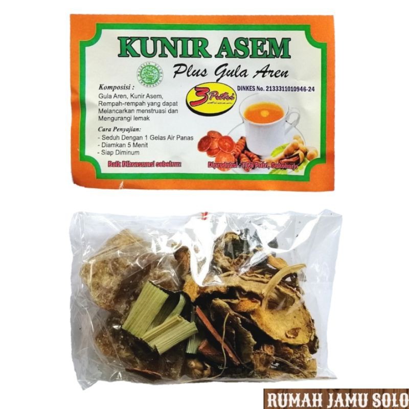 Turmeric Tamarind Herbal Drink Mix with Palm Sugar 100g
