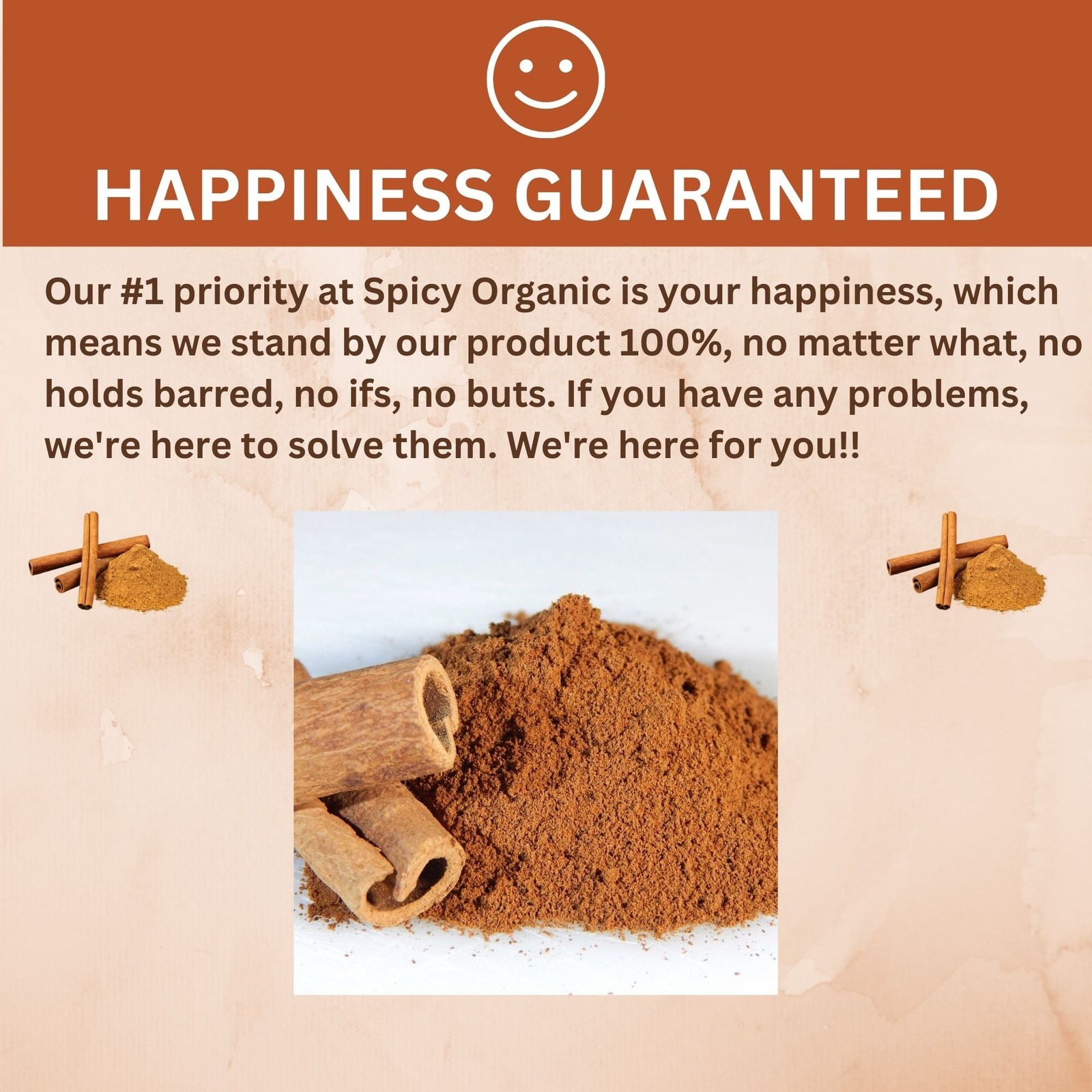 Organic Ceylon Cinnamon Powder – Ground, Non-GMO, Sri Lanka Spice, Kosher