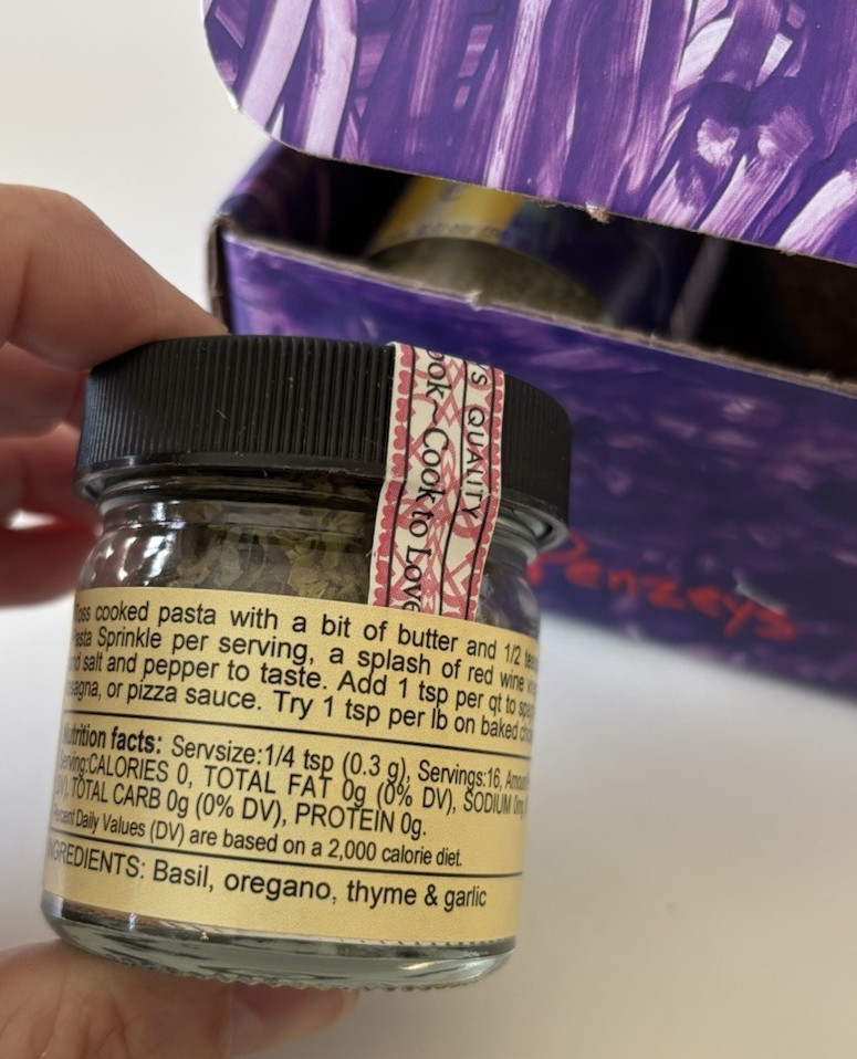 Penzeys Spices Peace Mini Gift Box Set + “Embrace Hope” Magnet