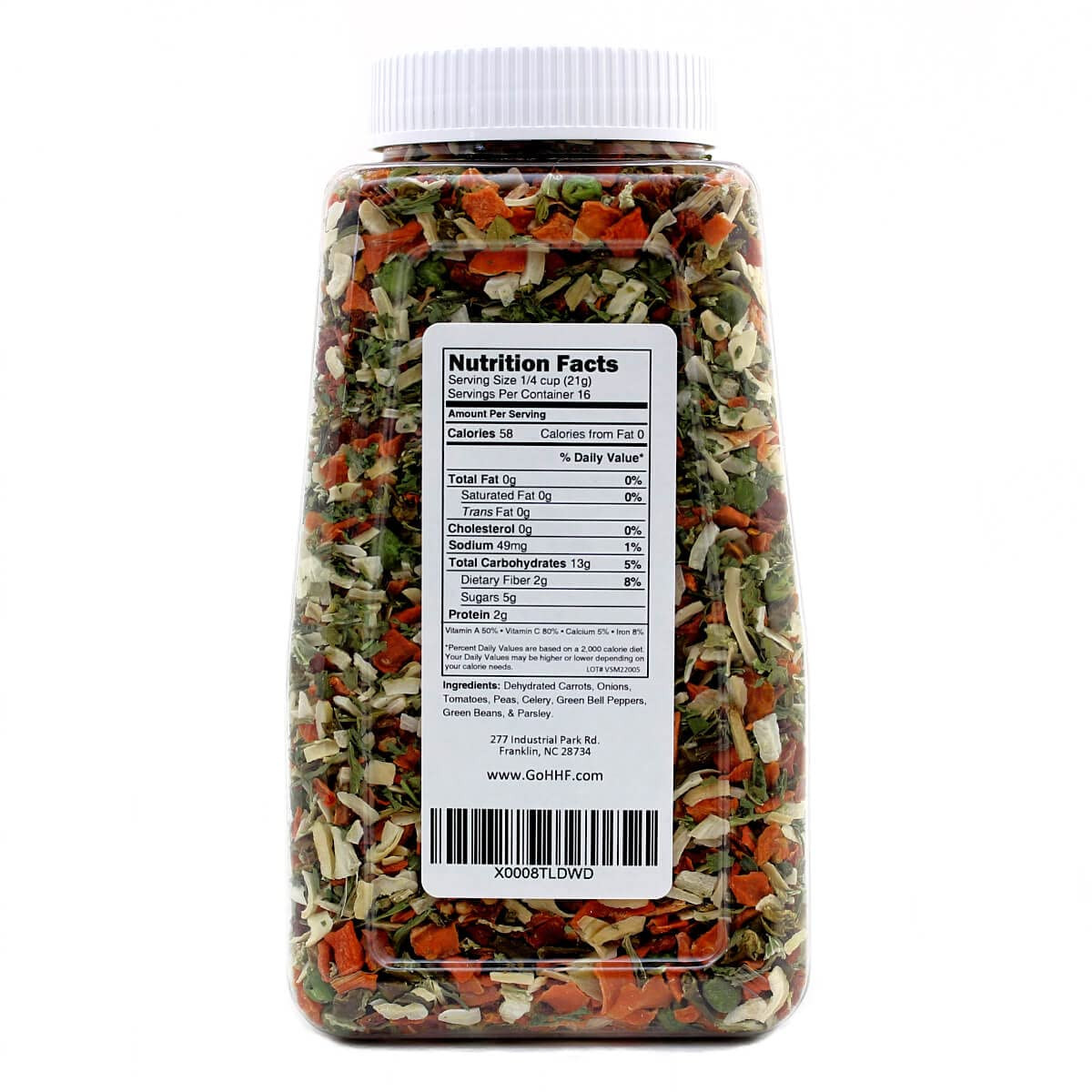 Premium Vegetable Soup Mix – Dehydrated Vegetables for Cooking, Camping, Emergen