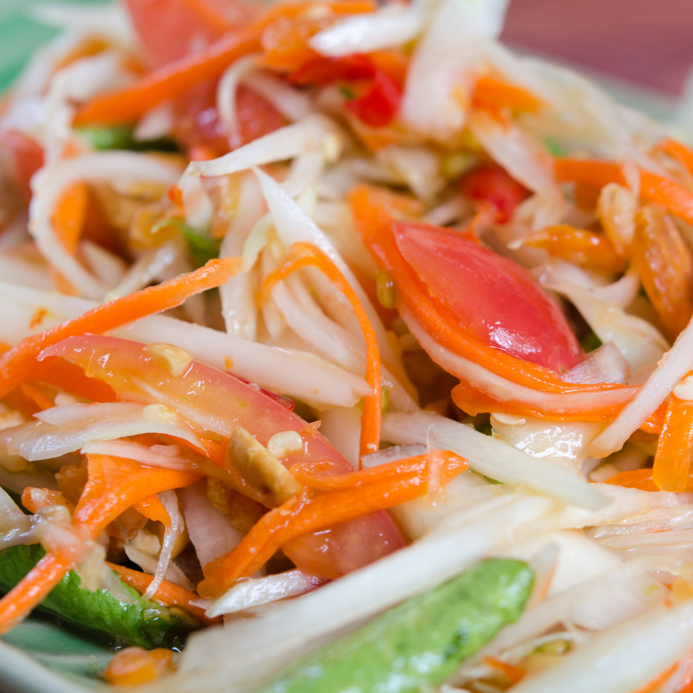 Papaya Salad Seasoning Sauce Powder Som Tam Thai Food Spicy Easy Cooking 30gx3