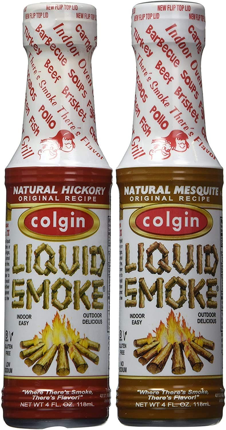 Colgin Hickory & Mesquite Liquid Smoke (4 oz each) Bundle 4 Fl Oz (Pack of 2)