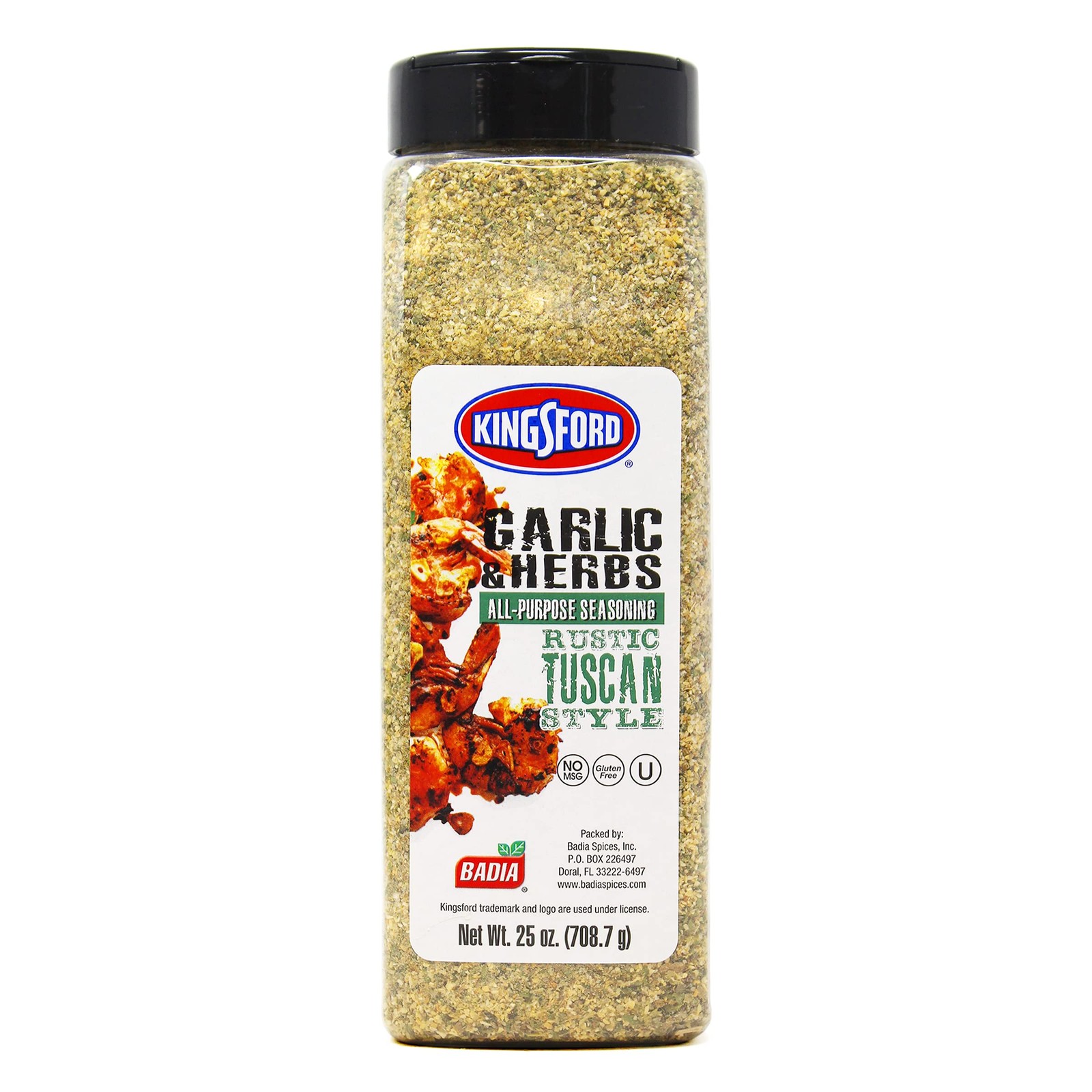 Kingsford Garlic & Herbs All-Purpose Seasoning, 25 oz, Rustic Tuscan Style fo…