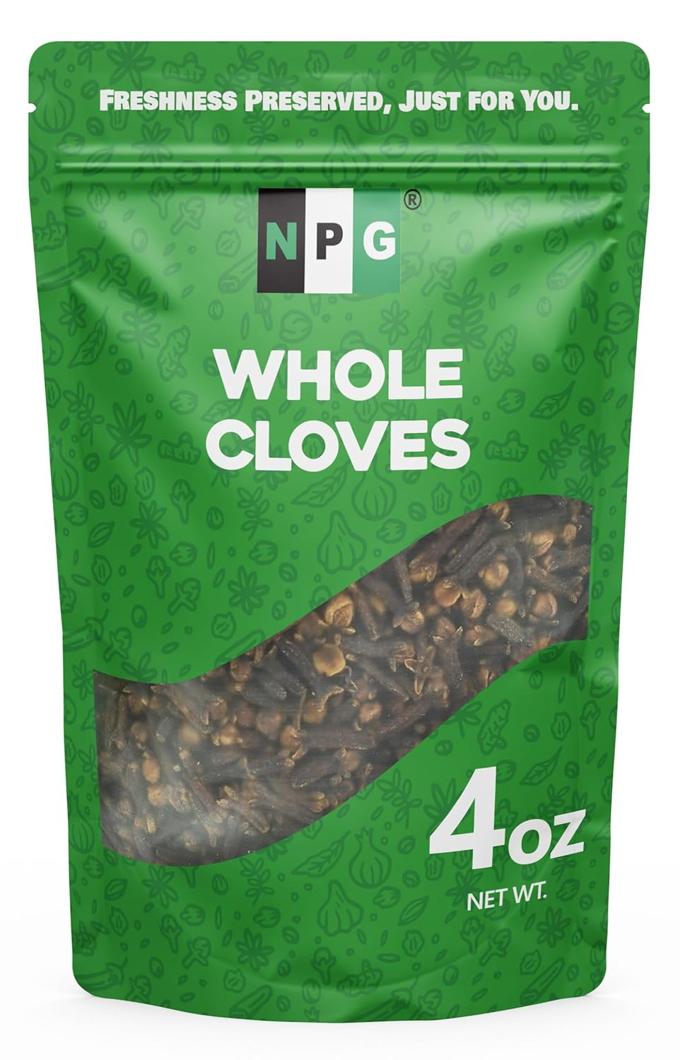 Premium Whole Cloves Buds 4 Ounces, Strong Aroma and Flavor Cloves for Tea, Potp