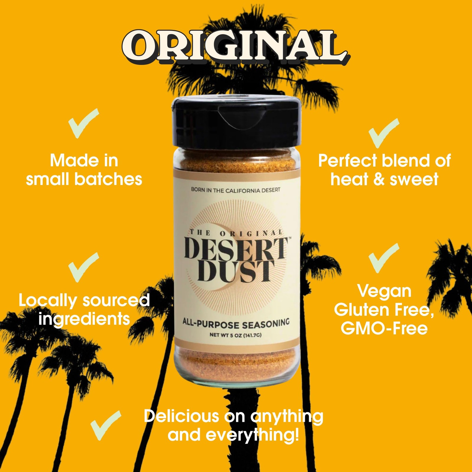 Desert Dust All-Purpose Seasoning Smoky Earthy Sweet Organic Date Sugar Rub