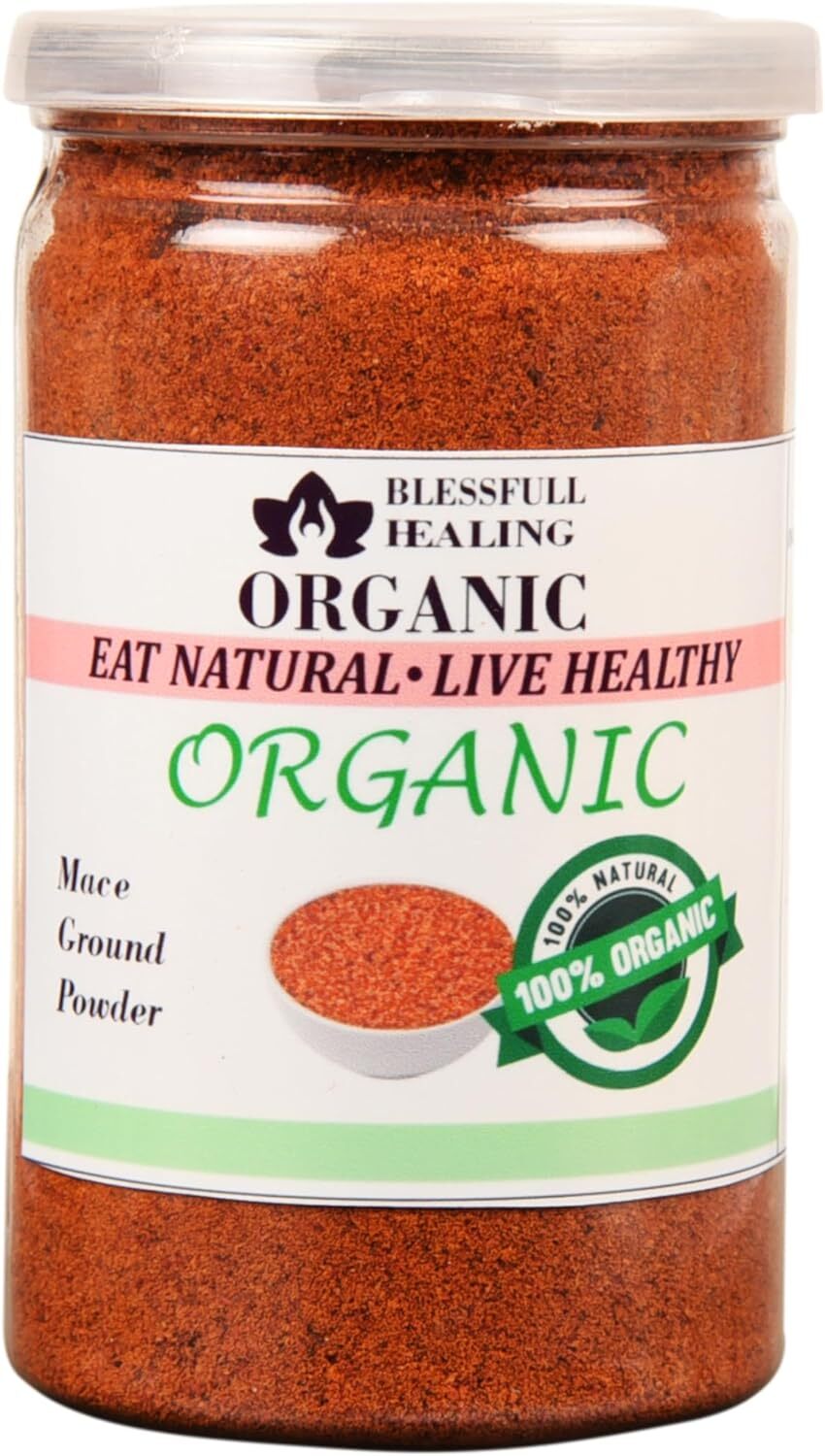 Blessfull Healing Organic Mace Ground Powder (Packing May Vary)