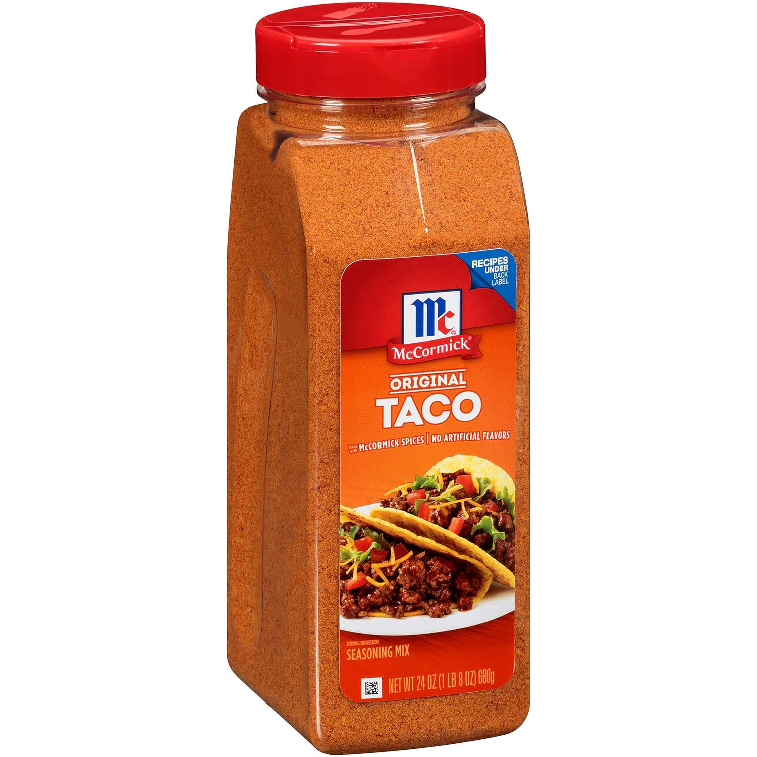 McCormick Original Taco Seasoning Mix, Family Size Bag for Tacos, 24oz