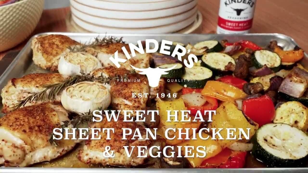 Kinder’s SWEET HEAT Seasoning 8.9 oz Brown Sugar & Chipotle Pork Chicken Salmon