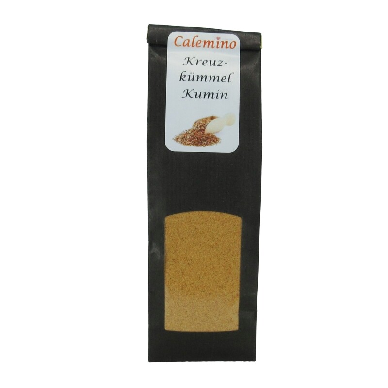 Calemino Cumin Ground 150g for oriental Dishes, Lentil Dishes, Soups, Stews Eggs