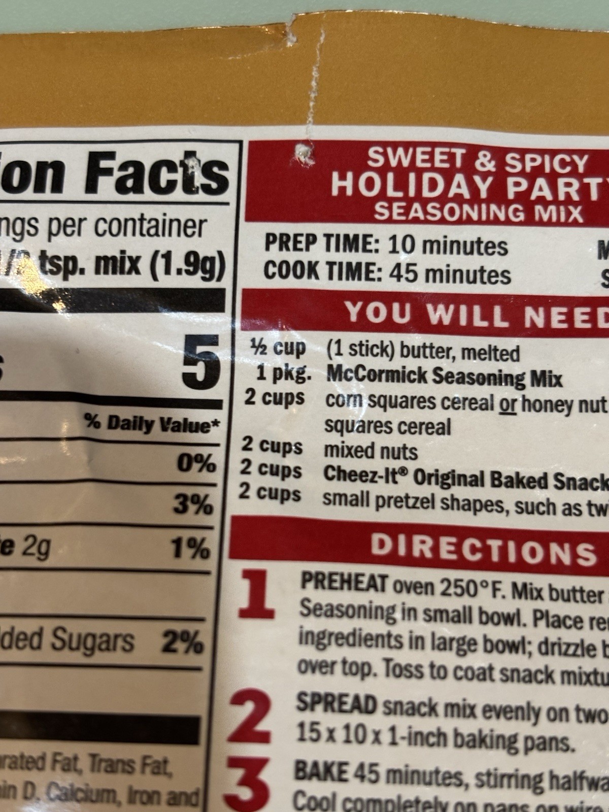 McCormick Sweet & Spicy Holiday Party Seasoning Mix Ltd Ed exp 07/2027 4 Pks