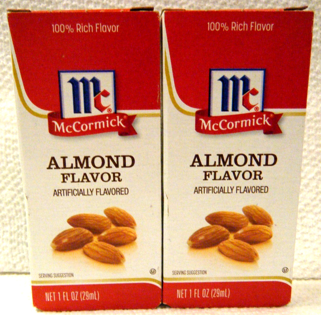 2 Pack McCormick Almond Flavor 1 oz Each Expiration 2028. FREE FAST SHIP