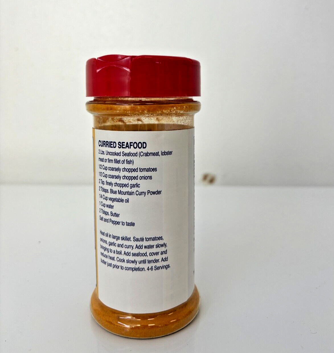 Hot Jamaican Curry Powder Net Wt 6 Oz, Blue Mountain Country