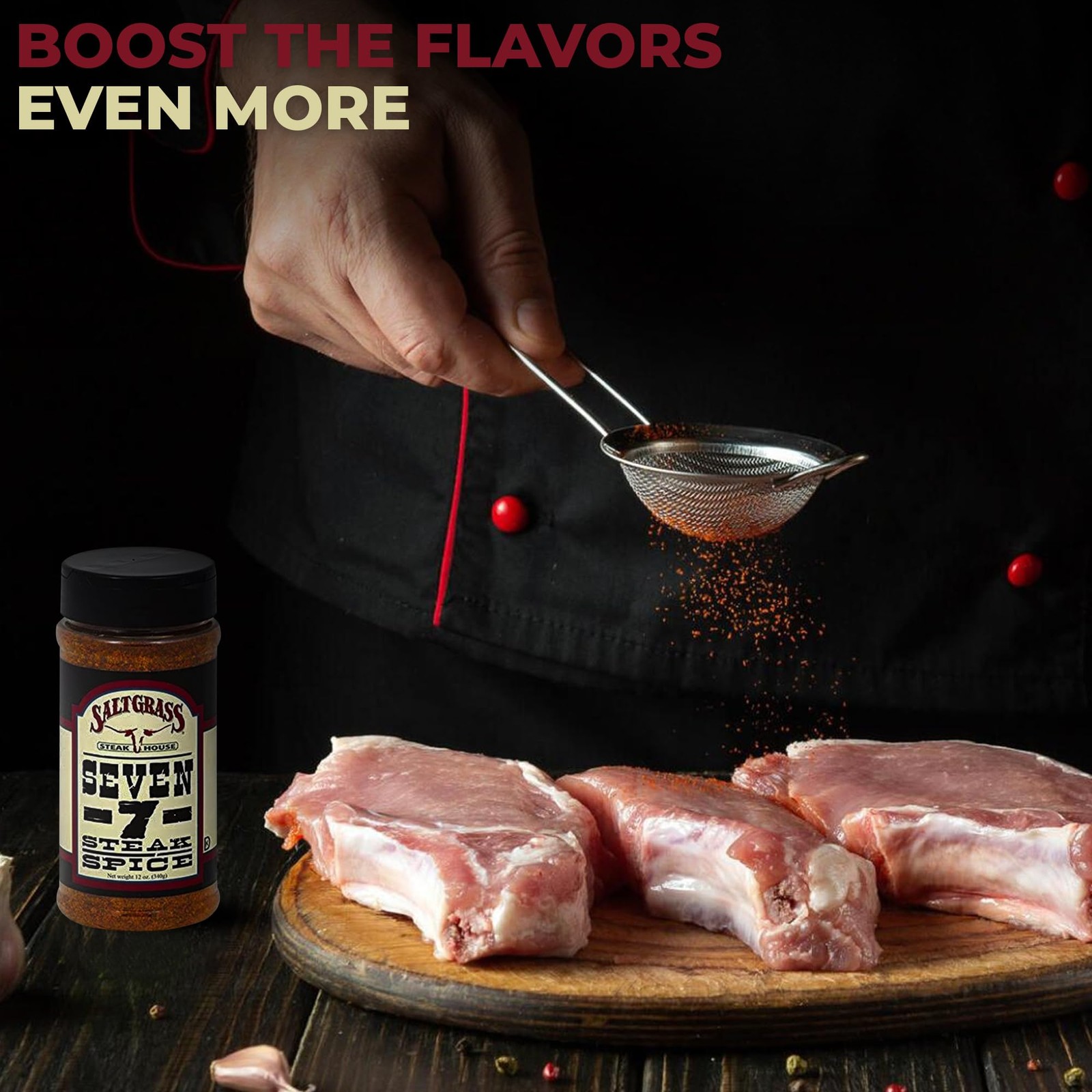 Steak Spice Seasoning, 12 Ounces – Enhance Grilling Flavor & Tenderness