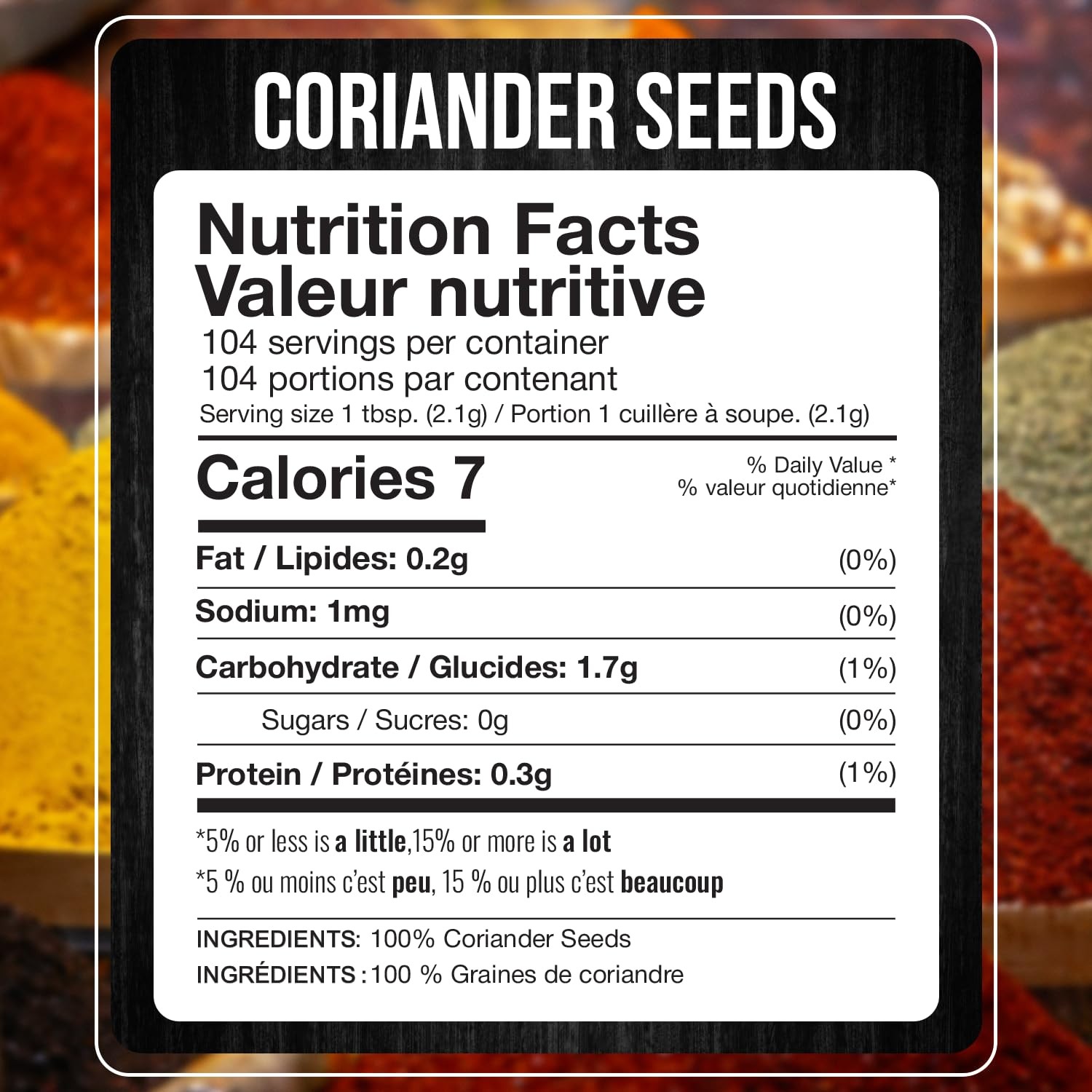 Coriander Seeds Whole – Kosher, Natural and Freshly Packed spices Best for Co…