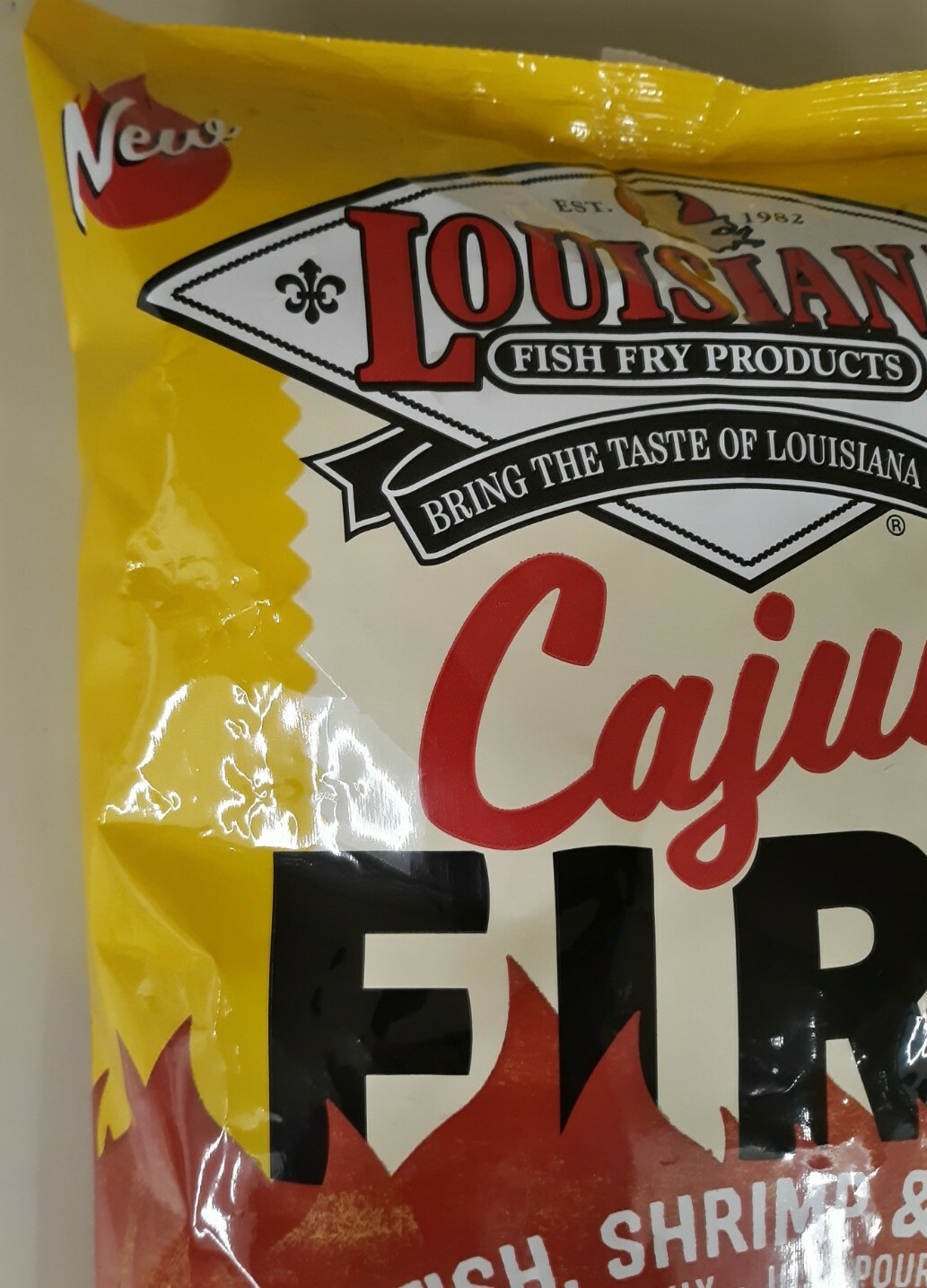 NEW CAJUN FIRE Louisiana Crawfish Crab & Shrimp Boil 4.06 Lbs Bag EXTRA SPICY