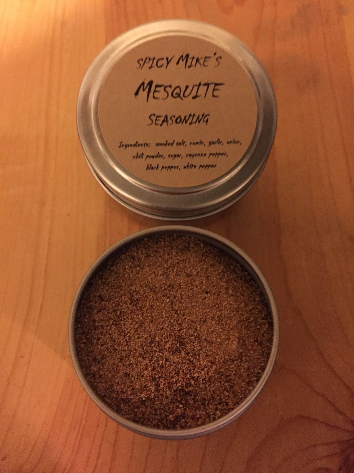 Spicy Mike’s Mesquite Seasoning-4 oz. Tin