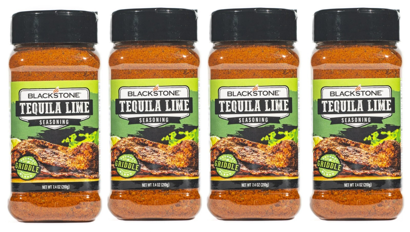 Blackstone Tequila Lime Seasoning – 4 Pack 7.4 oz Bottle – Gourmet Griddle Blend