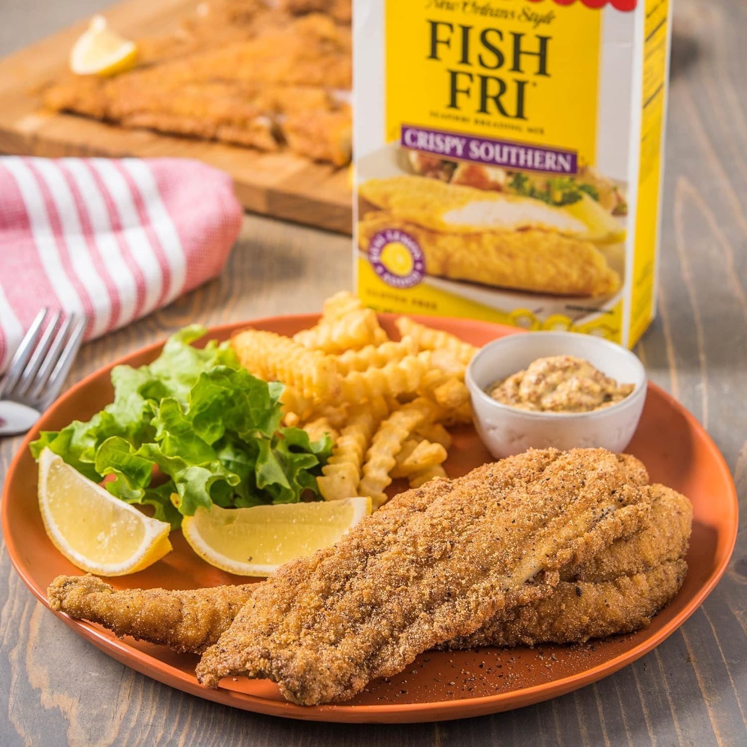 Zatarain’s Crispy Southern Fish Fri Seafood Breading Mix, 24 oz