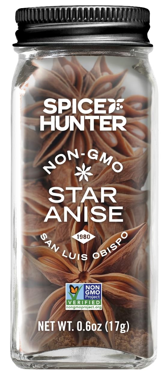 Star Anise, Whole, 0.6-Ounce Jar