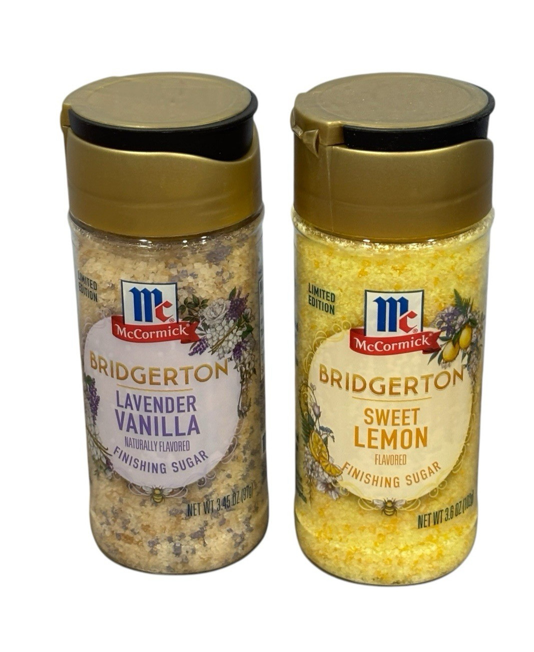 McCormick Bridgerton Finishing Sugar Lavender Vanilla Sweet Lemon