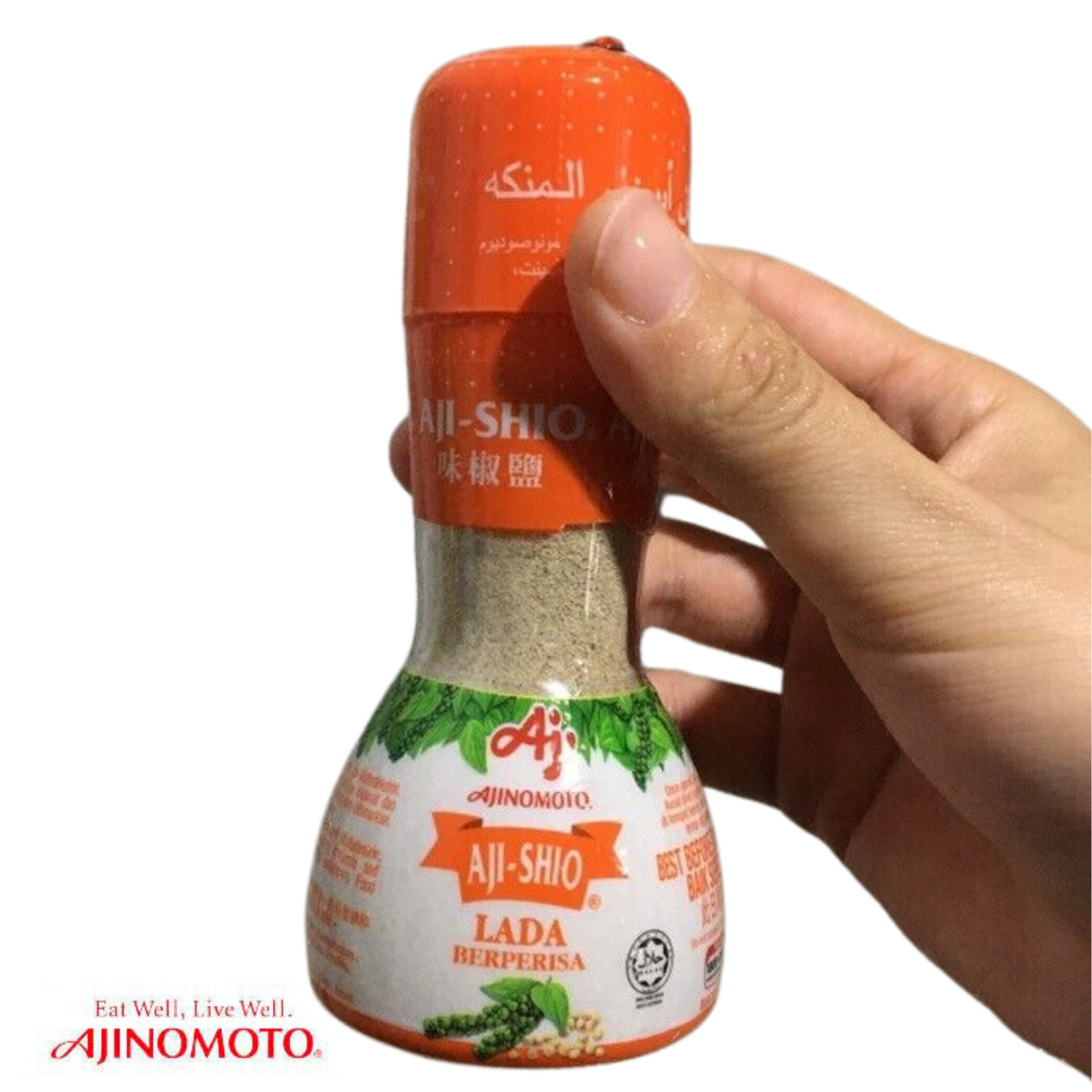 Flavoured Pepper Food Seasoning Aji-Shio Brand 80gm x 12 Bottle DHL Express Ship