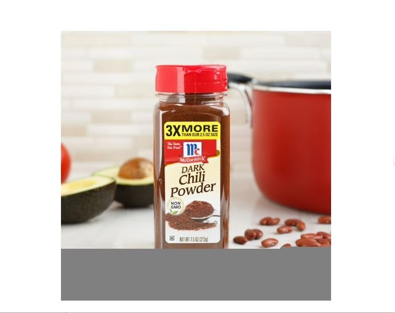 McCormick Kosher Dark Chili Powder, 7.5 oz Bottle