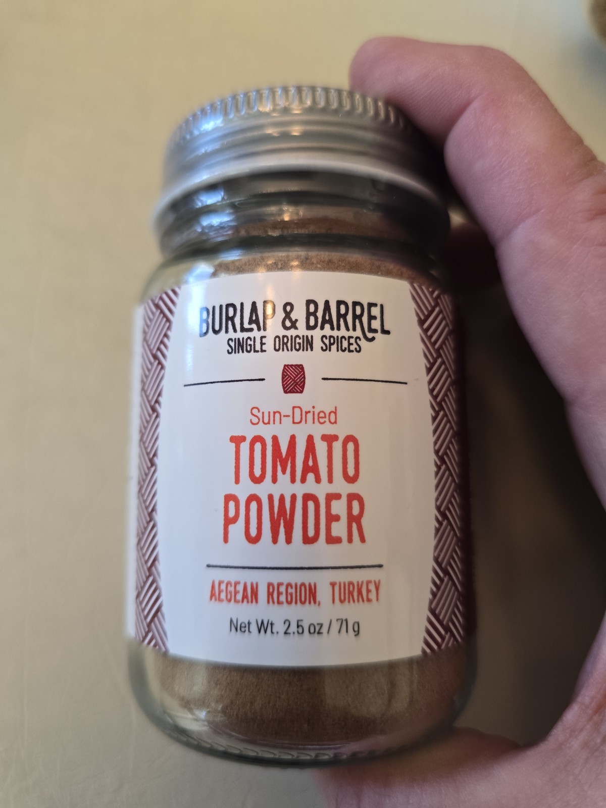 Tomato Powder By Burlap And Barrel, New,Sealed