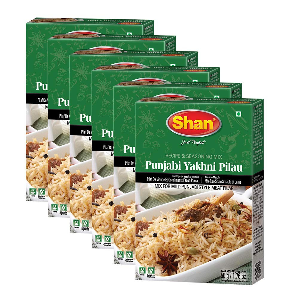 Punjabi Yakhni Pilau Recipe and Seasoning Mix 1.76 Oz (50G) – Spice Powder for M