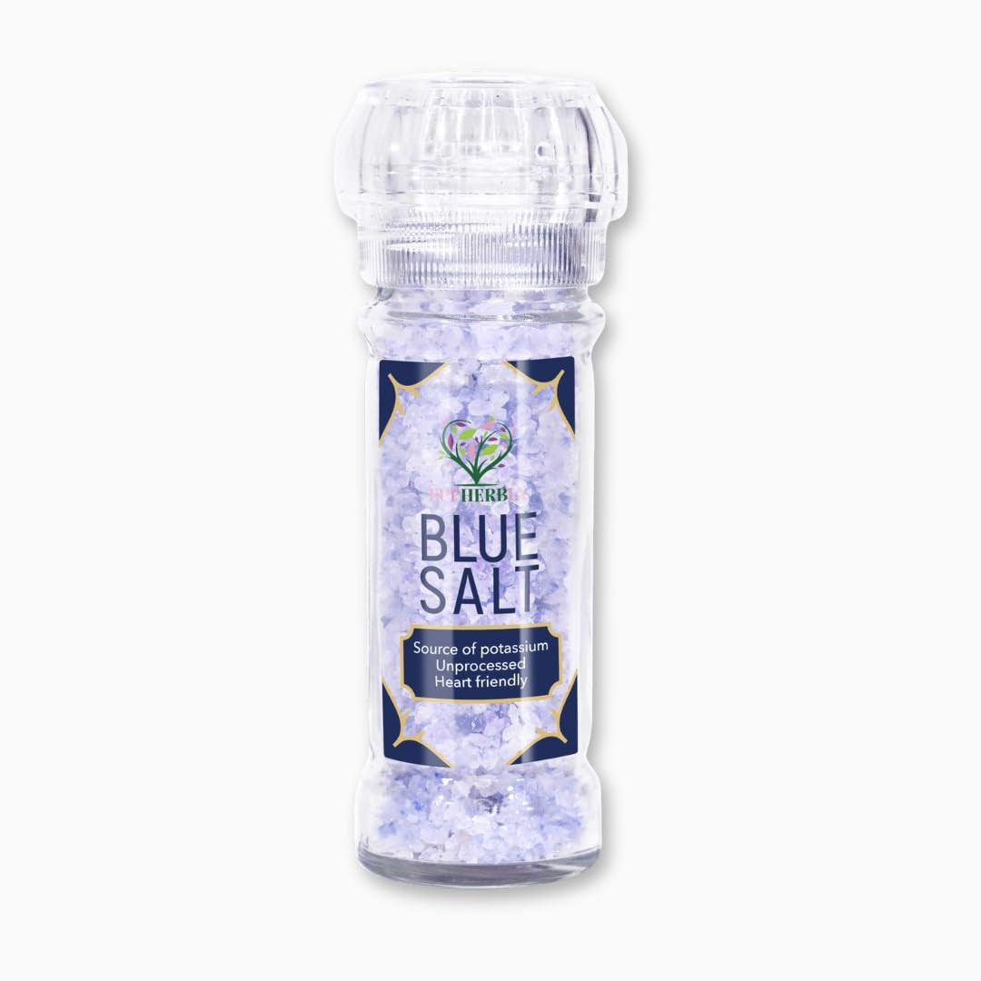 Blue Salt, Coarse, Rare Mineral Salt, High Potassium, Lower Sodium, Natural, Unp