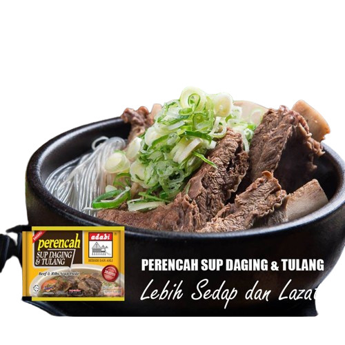 ADABI Perencah Sup Daging & Tulang 40gx5packs/Beef & Ribs SoupPaste FreeShipping