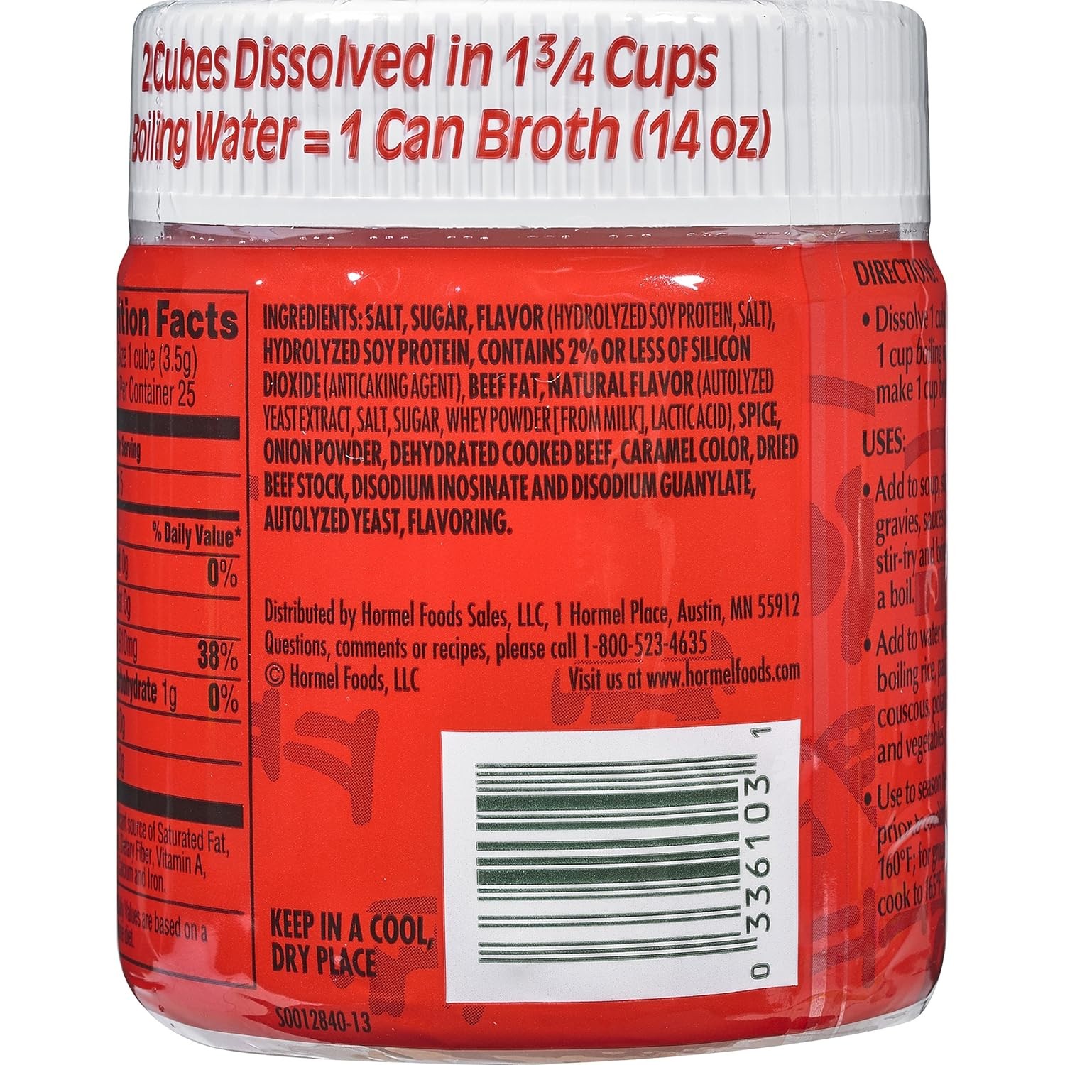 Beef Bouillon Cubes Stock Seasoning Cubes