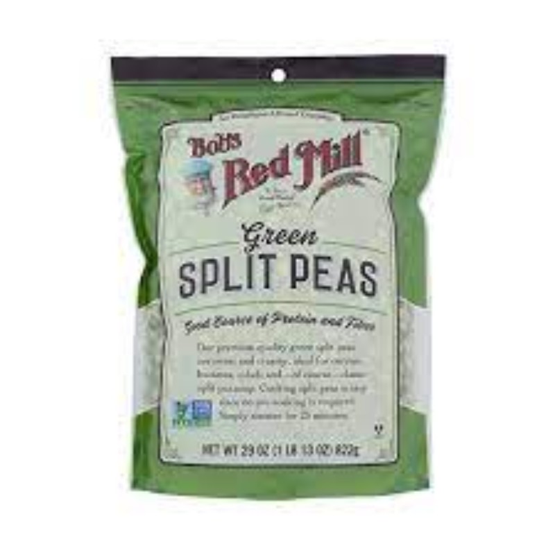 4x Bob’s Red Mill Green Split Peas Dried Soup Bulk Kitchen Cooking Supply 29oz