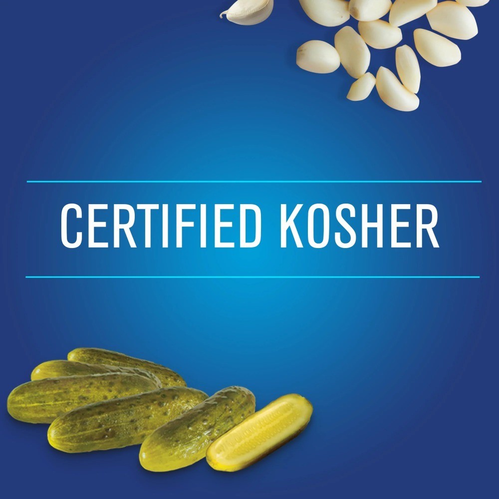 Kosher Dill Whole Pickles Keto Friendly Low Carb Snack Large 80 fl oz Jar