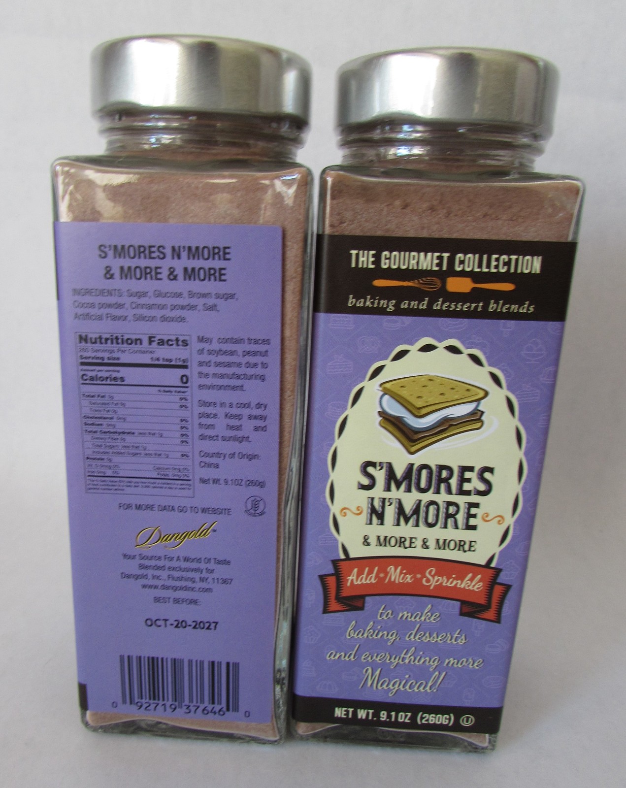 2 The Gourmet Collection S’mores N More Baking & Dessert Blend 9.1 oz each
