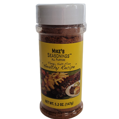 Mike’s Seasoning All Purpose Tangy Salt Free Healthy Recipe Rub BBQ No MSG 5.2
