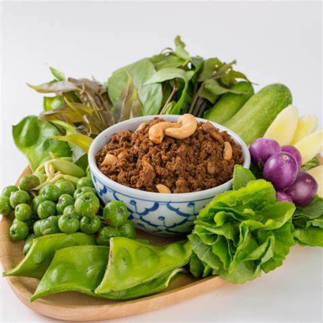 DRIED SPICY FERMENTED FISH PASTE WITH FISH MEAT (ไตปลาแห้ง) 500g. | Authentic