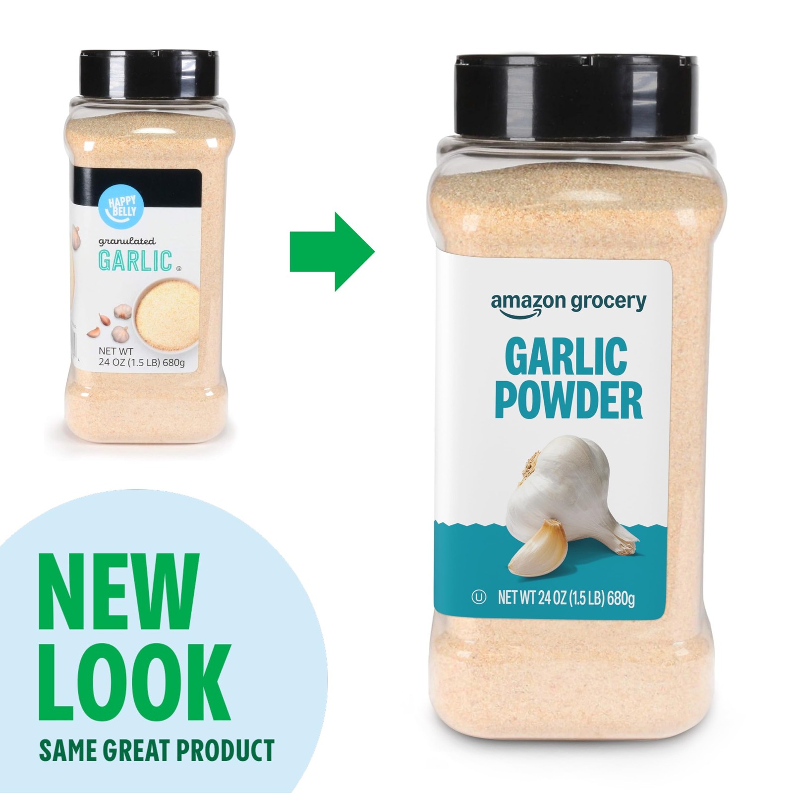 Garlic Powder 24 Oz – Bulk Seasoning for Cooking, Baking, and Flavoring