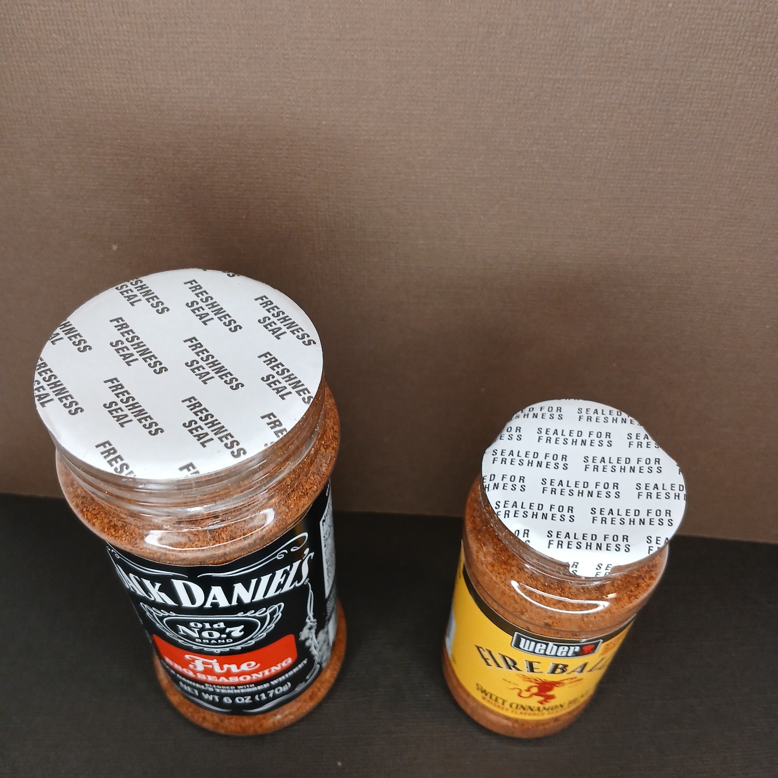Jack Daniel’s Fire BBQ 6 oz & Fireball Sweet Cinnamon Heat Seasonings 3.5 oz NEW